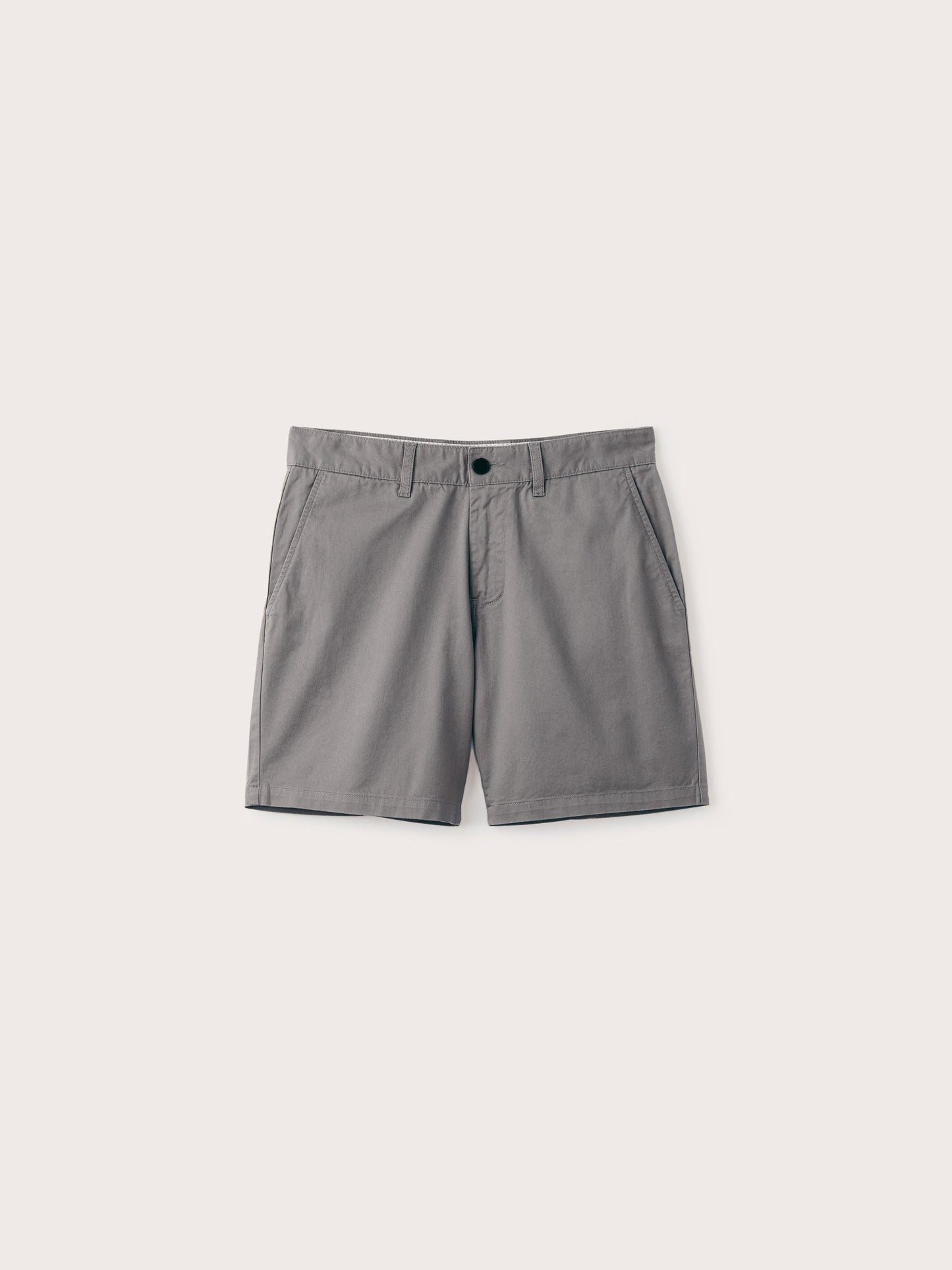 Recycled Cotton Chino 7” Short — Grey