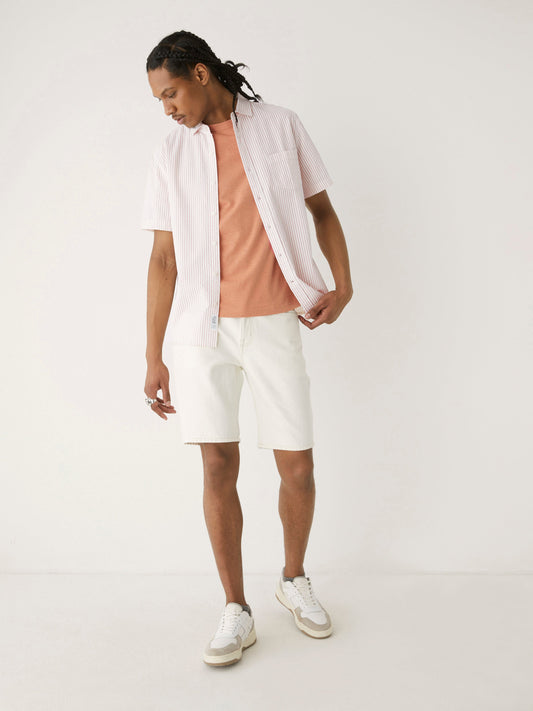 Cottonized Hemp 10” Slim Short — Off White