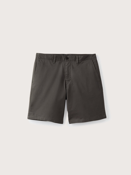 Organic Cotton Chino 9” Short — Iron Grey