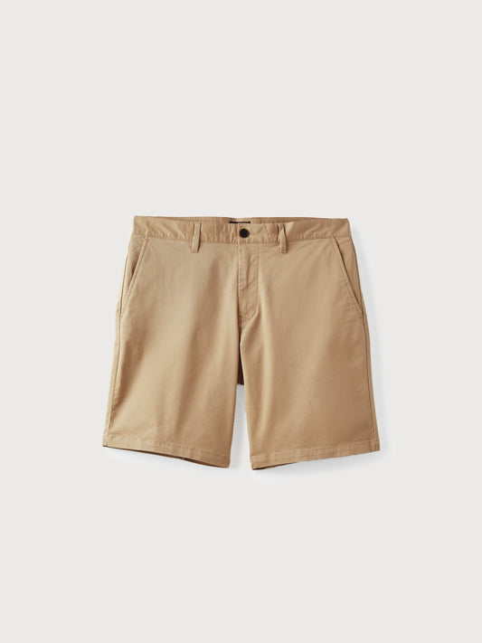 Organic Cotton Chino 9” Short — Sand Dune