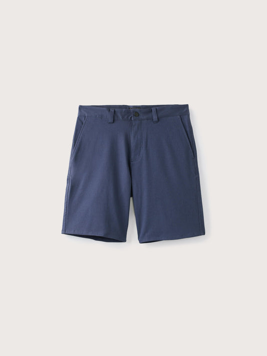 Stretch Cotton 9” Short — Sapphire Blue