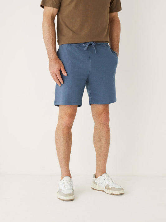 Organic French Terry 7” Short — Stormy Blue