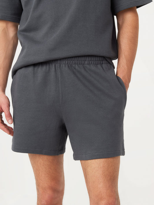 Organic French Terry 6” Short — Ash Blue