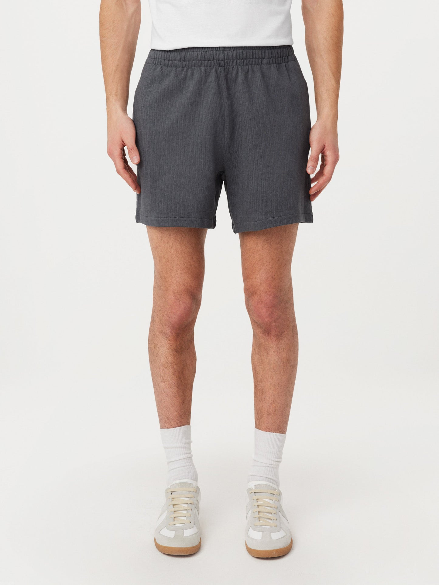 Organic French Terry 6” Short — Ash Blue