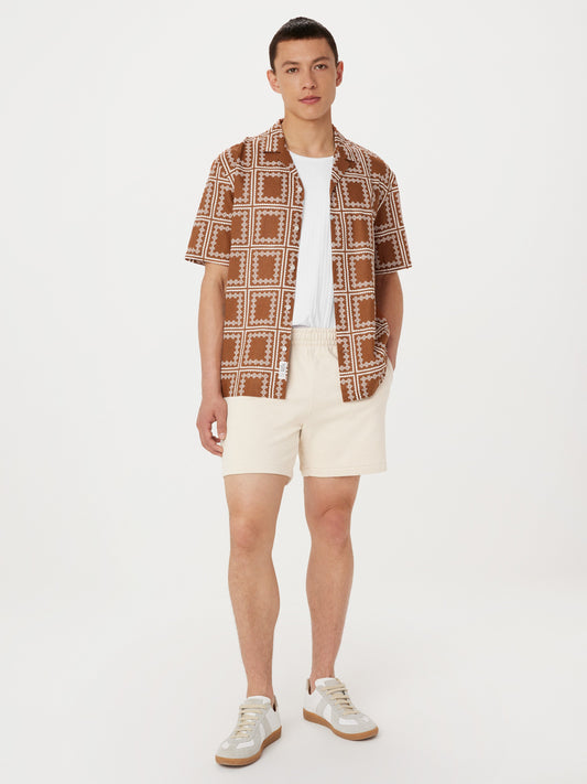 Organic French Terry 6” Short — Oatmeal