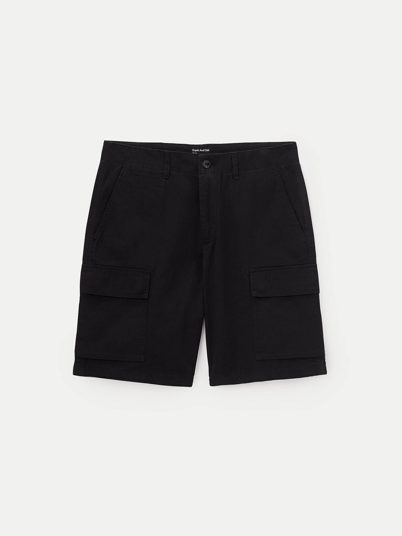 Organic Typewriter Cotton 10” Cargo Short — Black