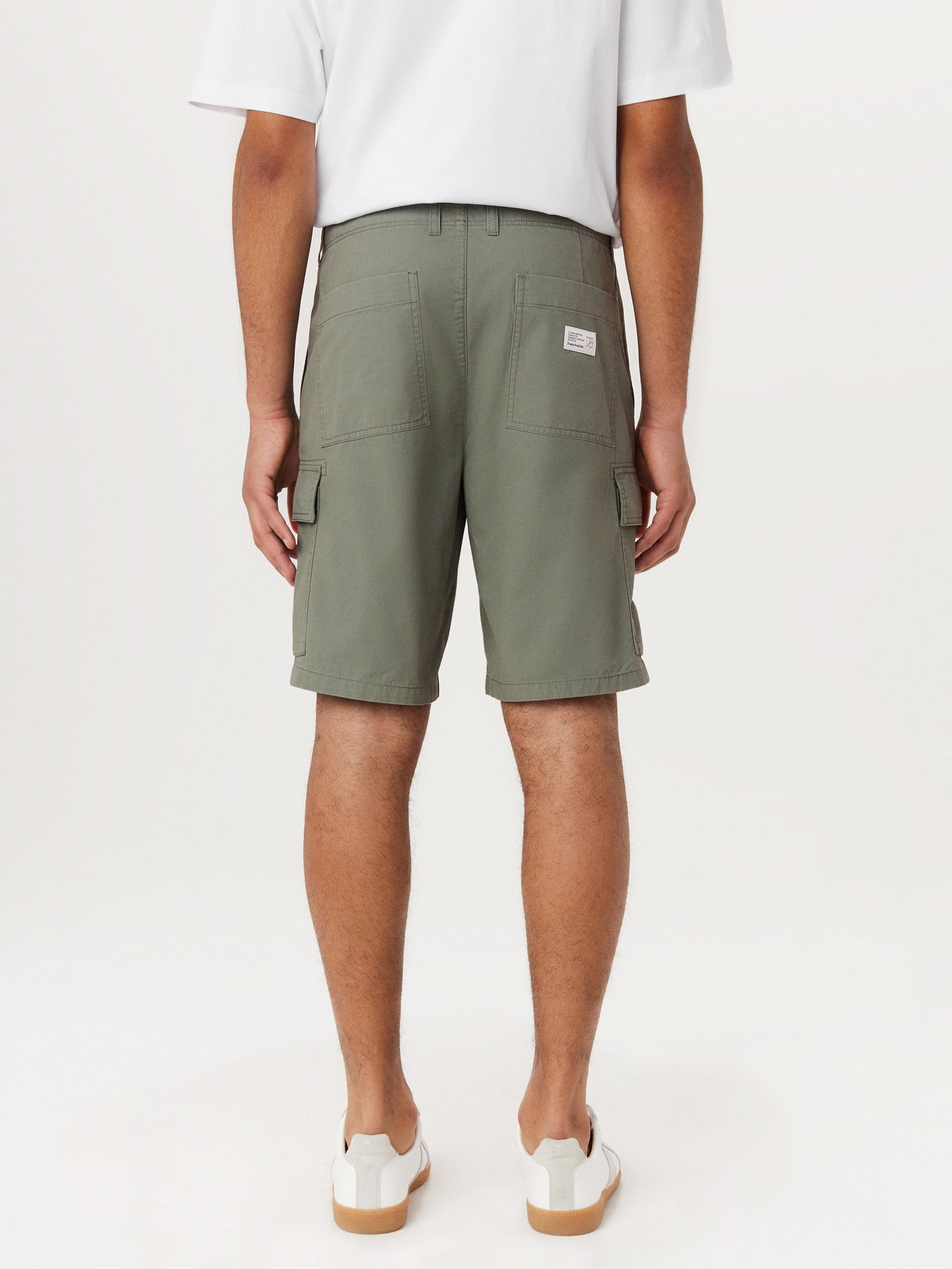 Organic Typewriter Cotton 10” Cargo Short — Boreal Green