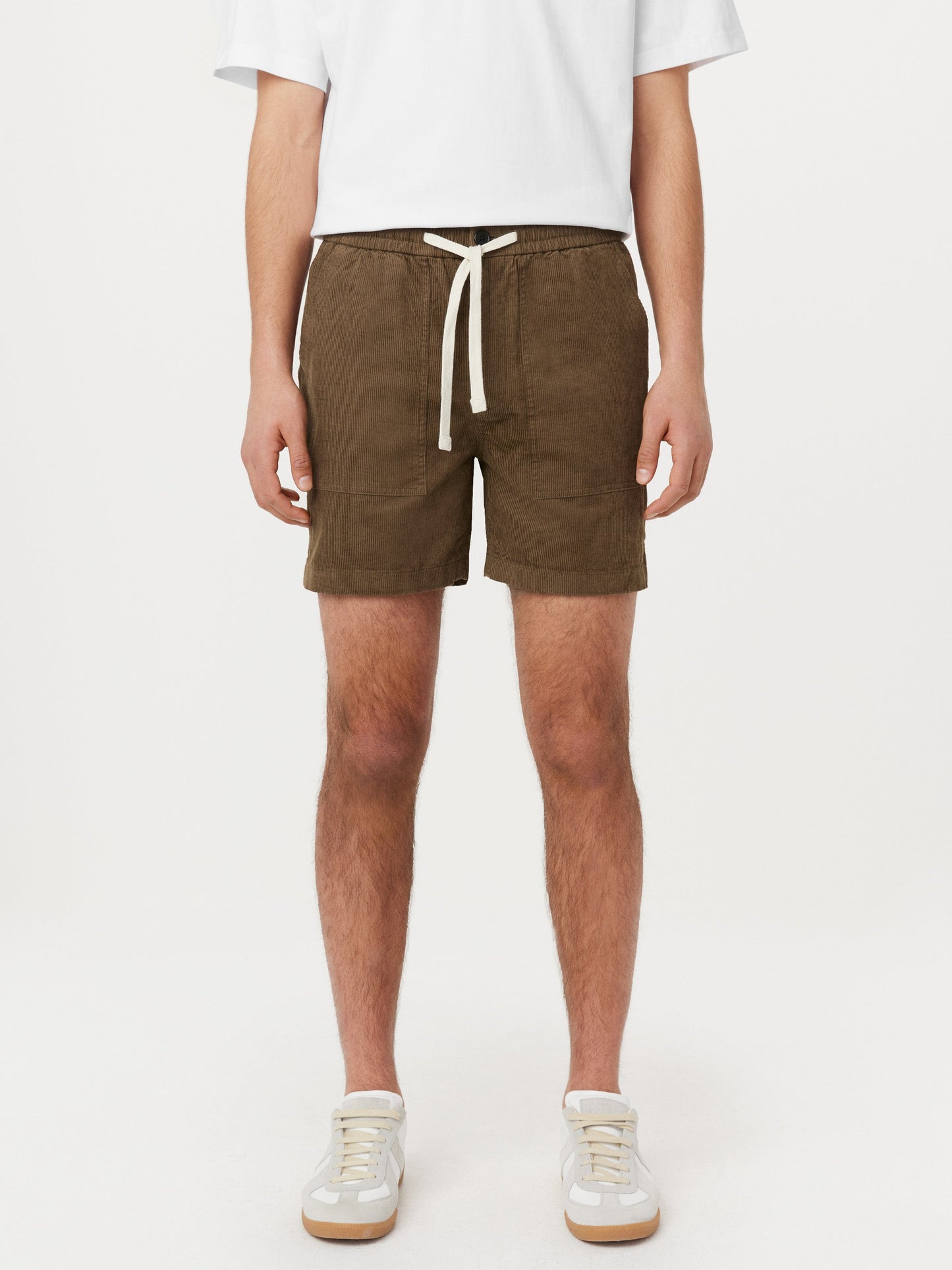 Organic Cotton-Linen Corduroy 6” Short — Tuscany Green