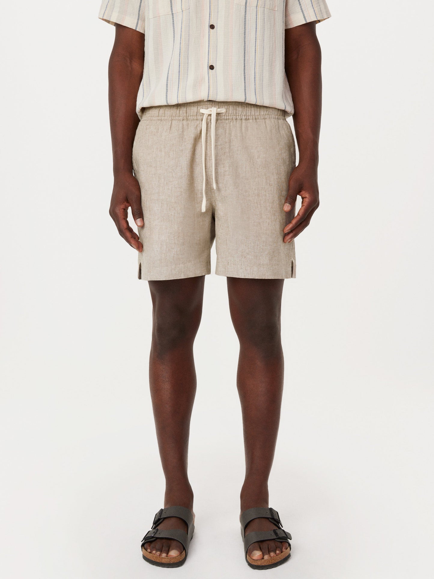 Linen-Cotton Stretch 6” Short — Hazel