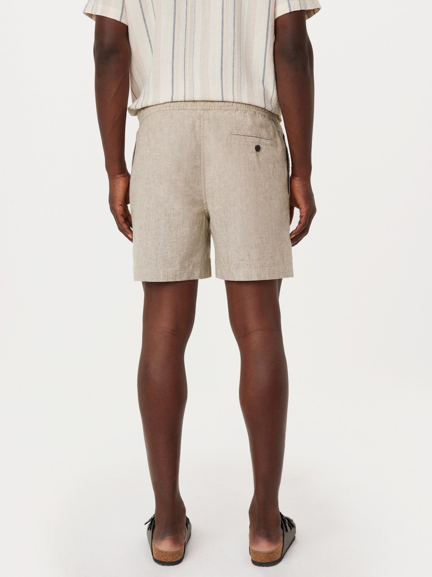 Linen-Cotton Stretch 6” Short — Hazel