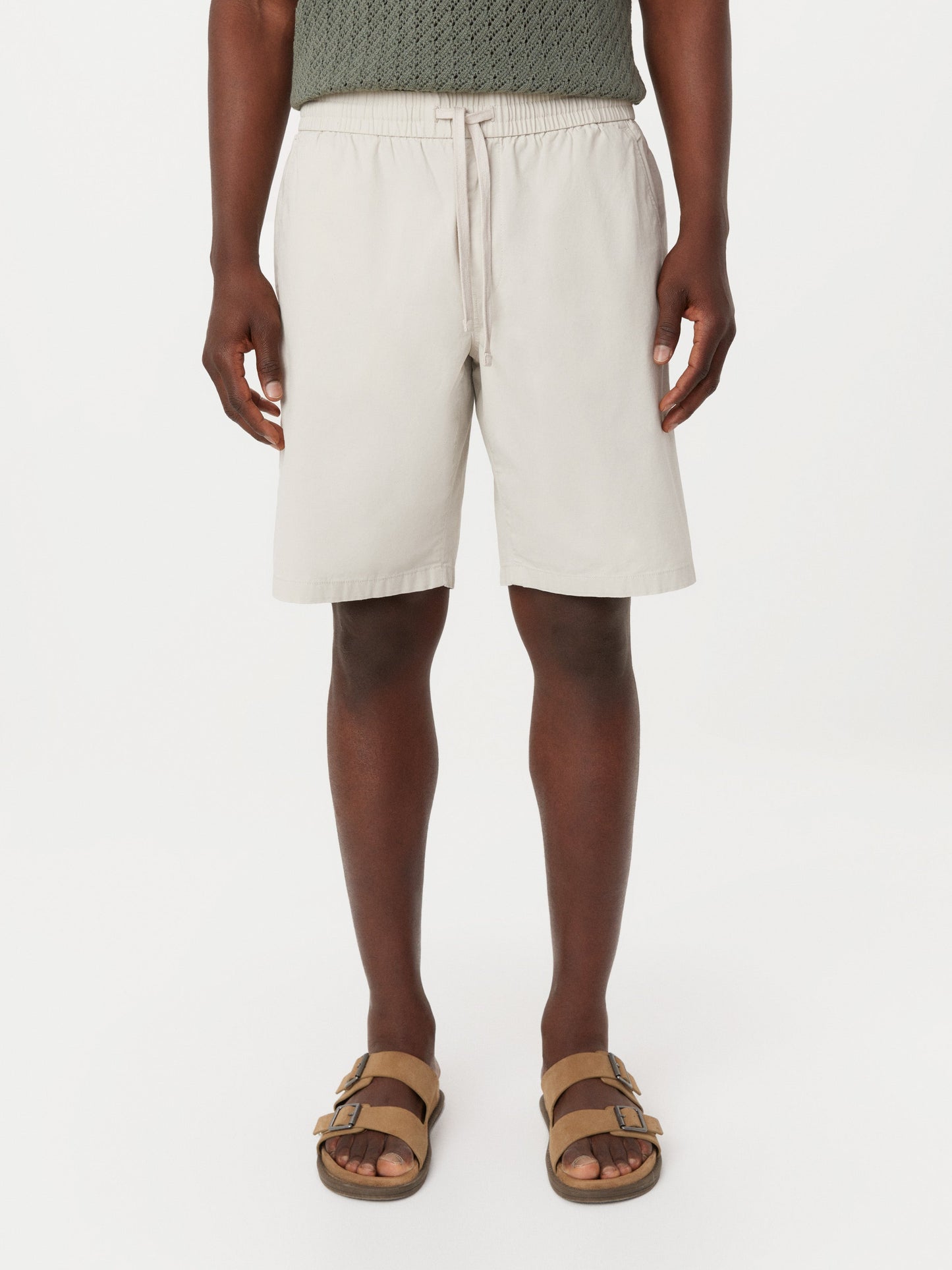 Organic Typewriter Cotton 10” Short — Moonlight