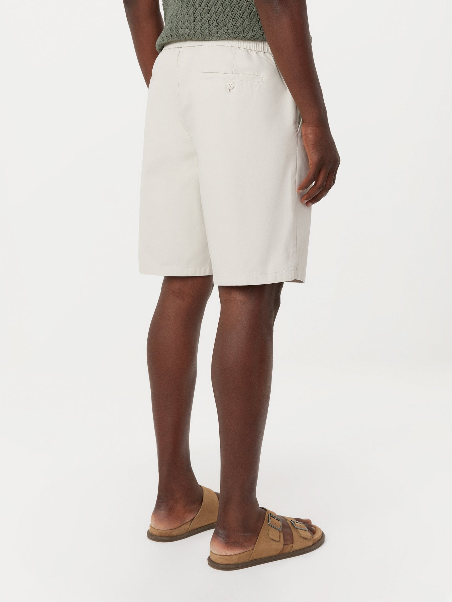 Organic Typewriter Cotton 10” Short — Moonlight