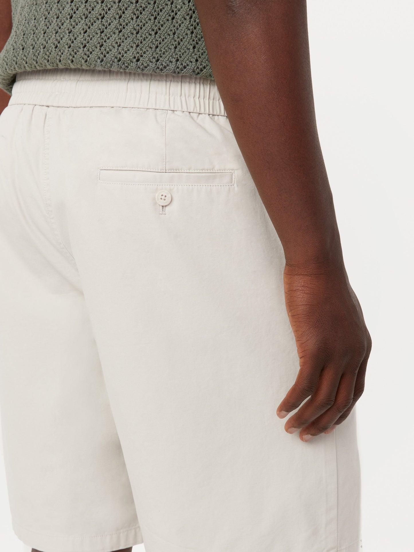 Organic Typewriter Cotton 10” Short — Moonlight