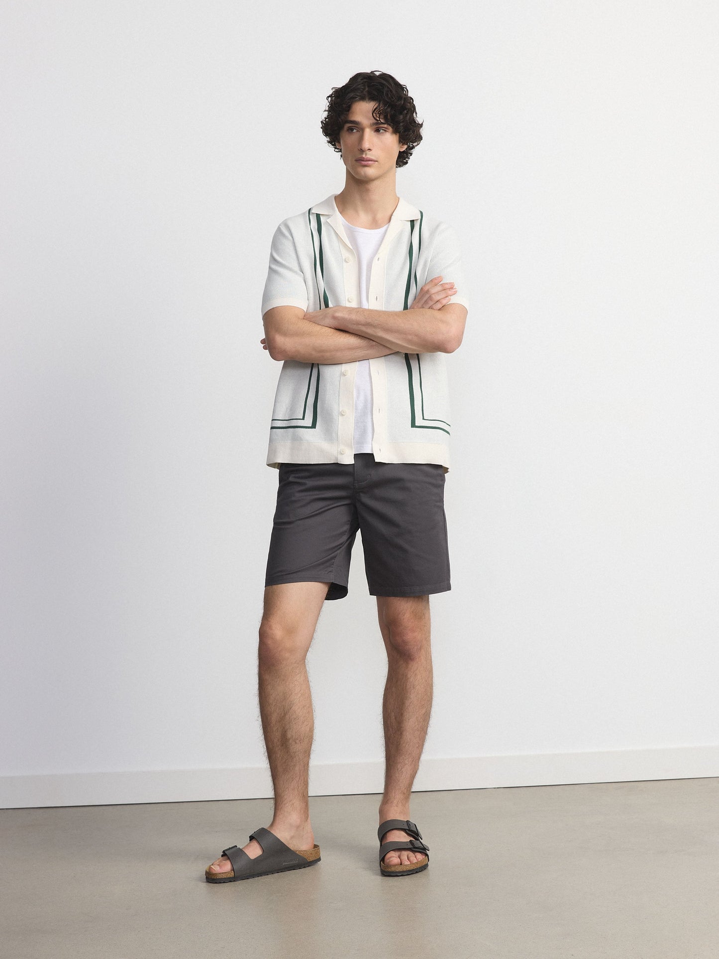 Organic Cotton-Twill 9” Short — Iron Grey