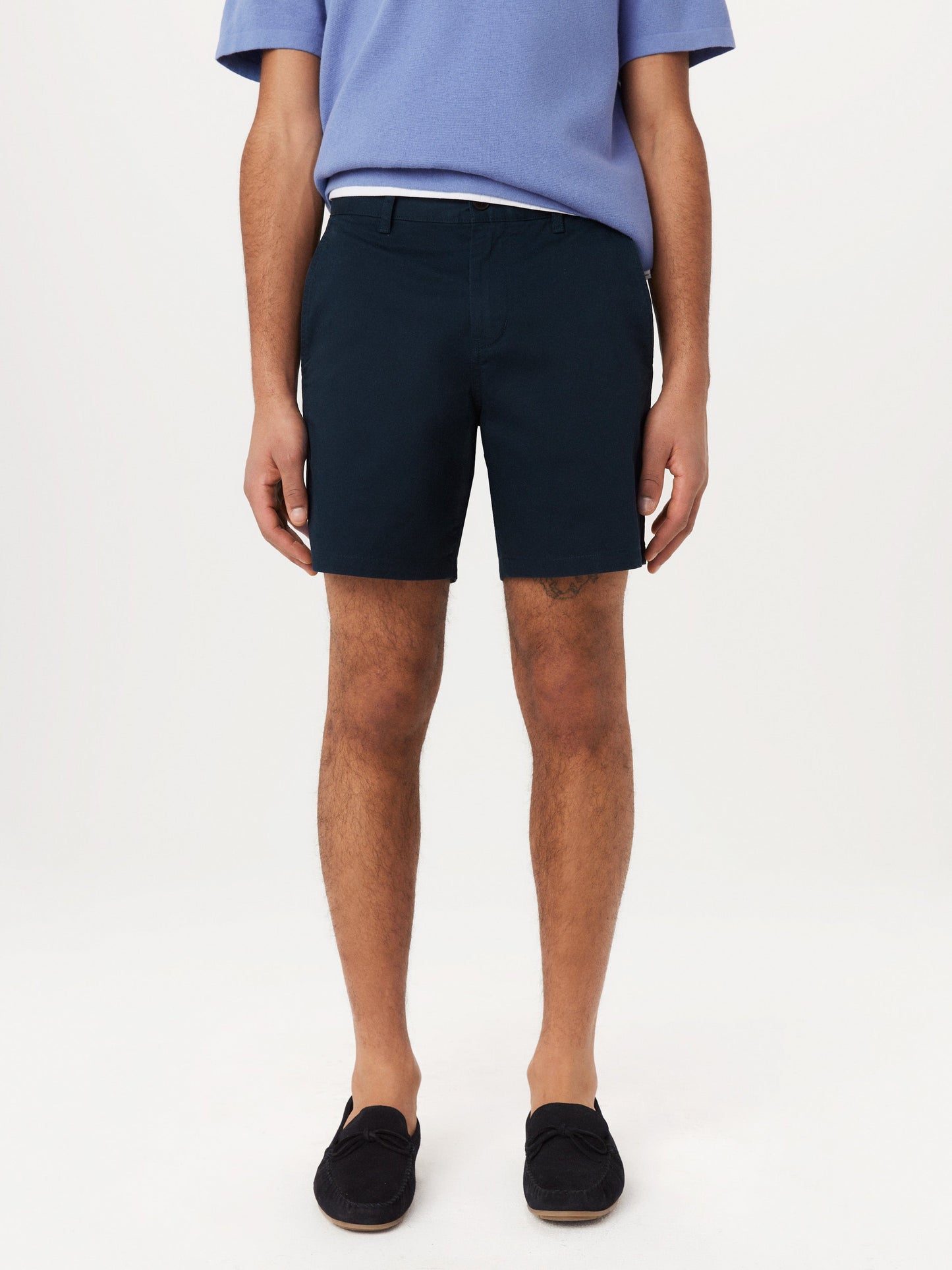 Organic Cotton-Twill 7” Short — Deep Blue