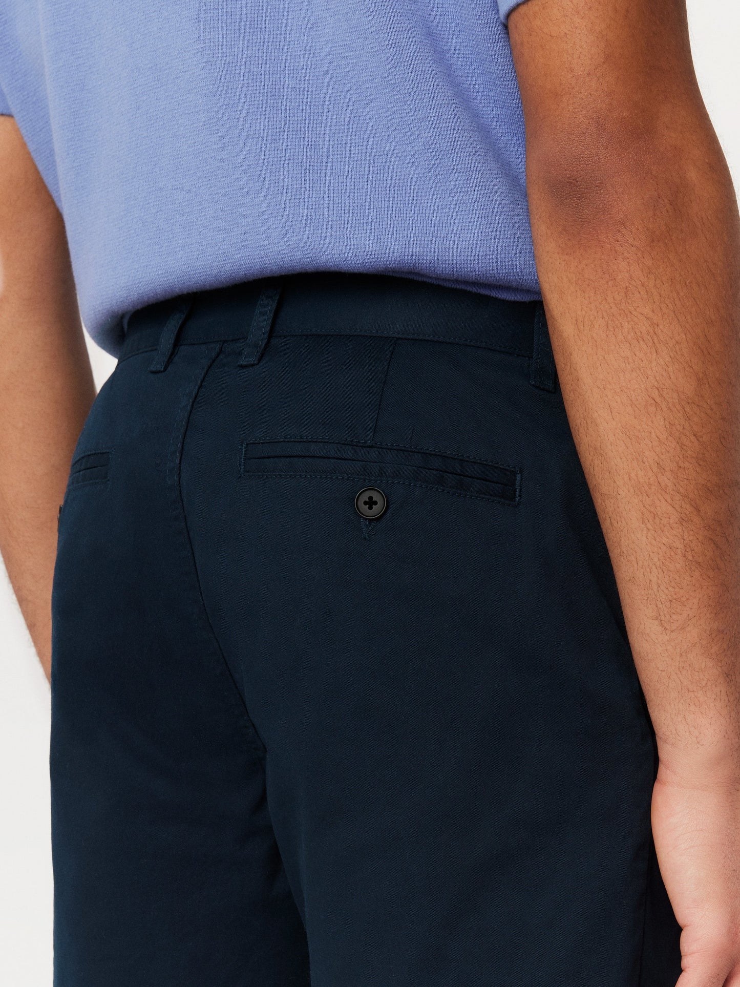 Organic Cotton-Twill 7” Short — Deep Blue