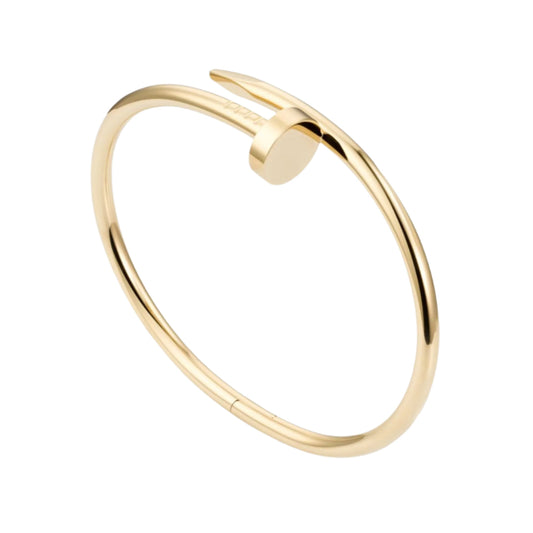 Aurora Nail Cuff Bracelet in Gold,