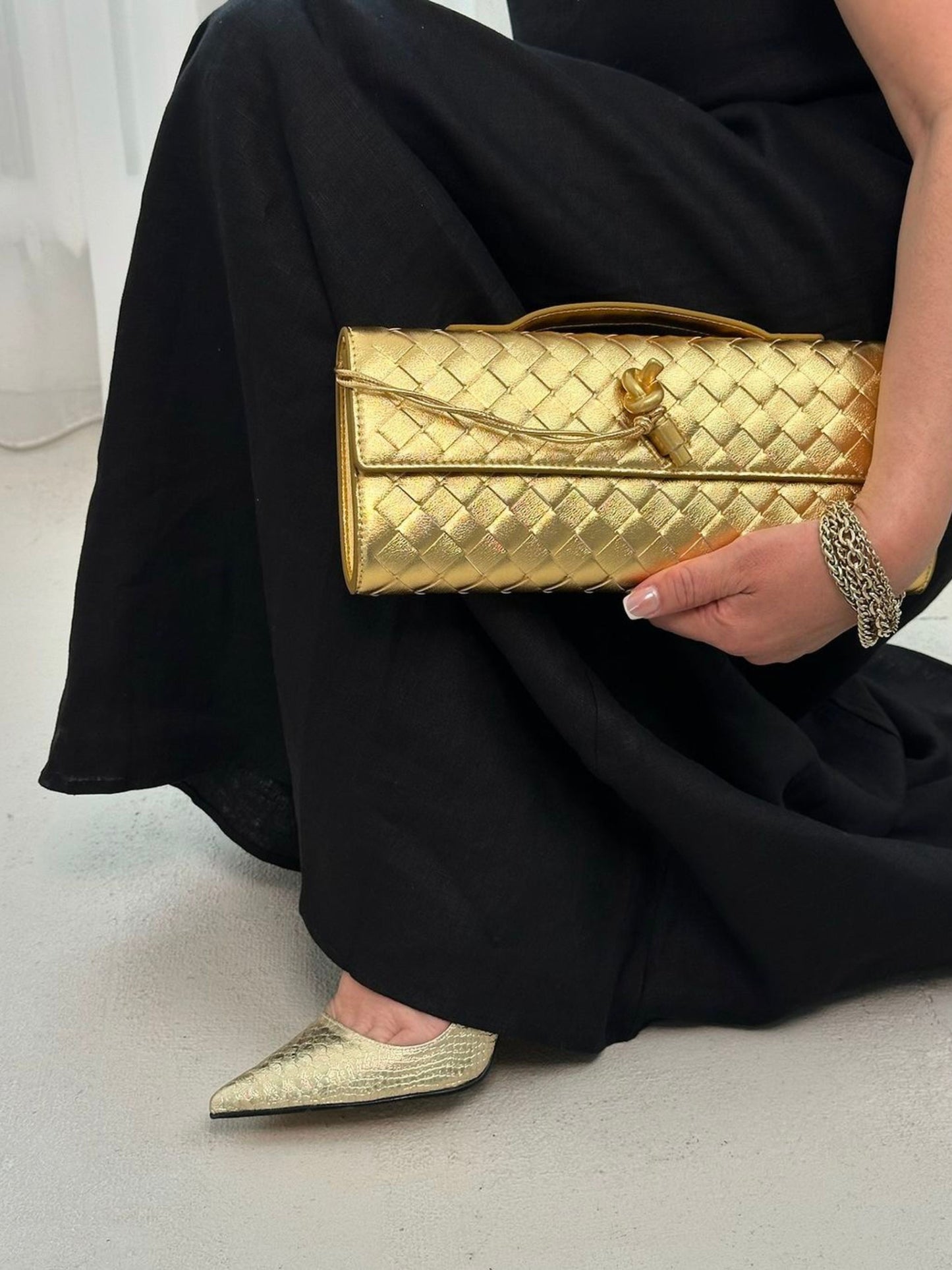 Liana Woven Clutch