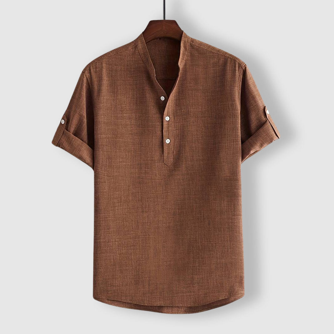 Bruno Amalfi Linen Henley