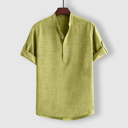 Bruno Amalfi Linen Henley