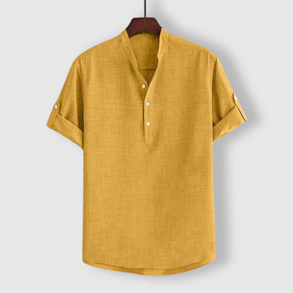 Bruno Amalfi Linen Henley