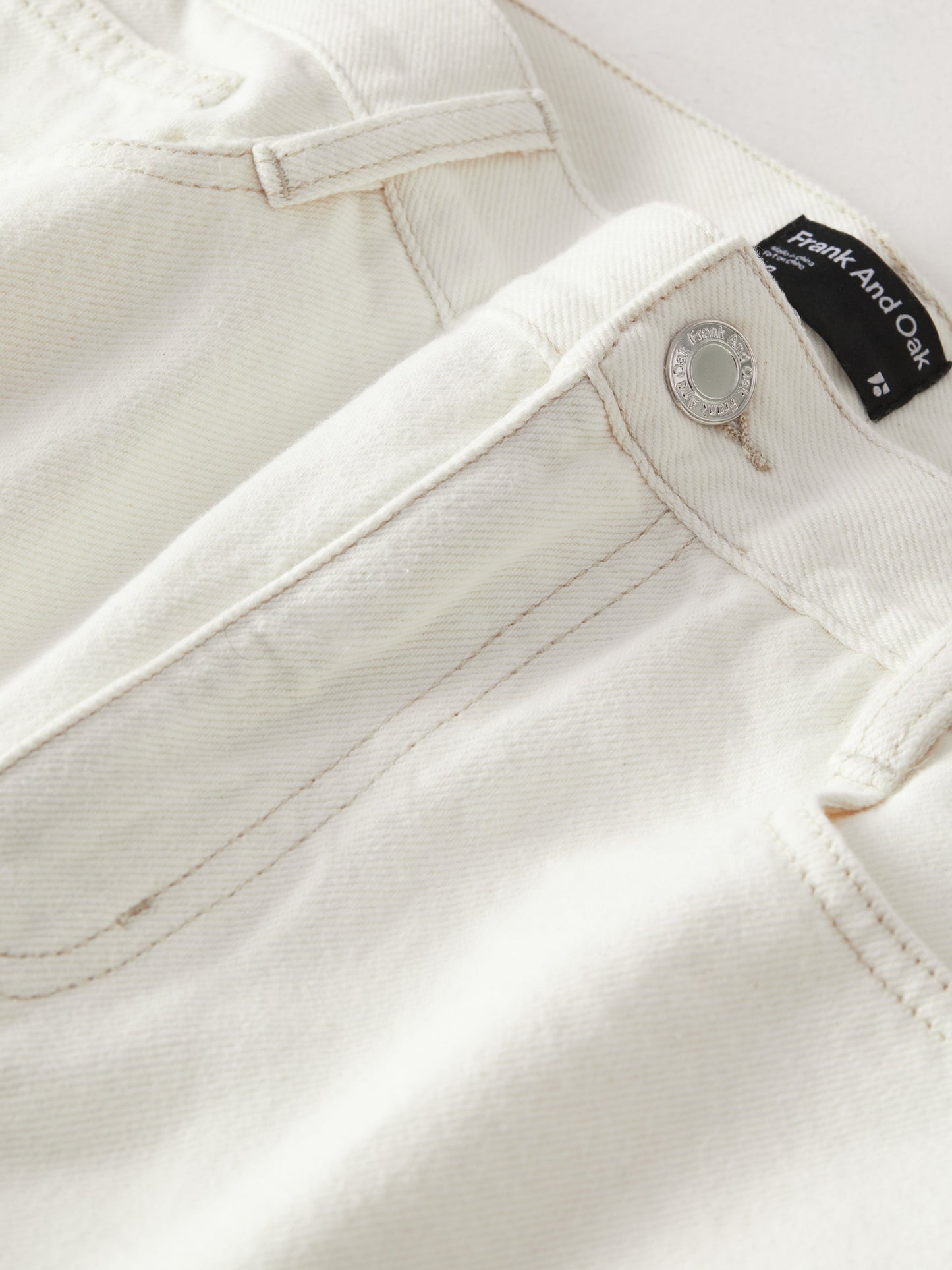 Cottonized Hemp 10” Slim Short — Off White