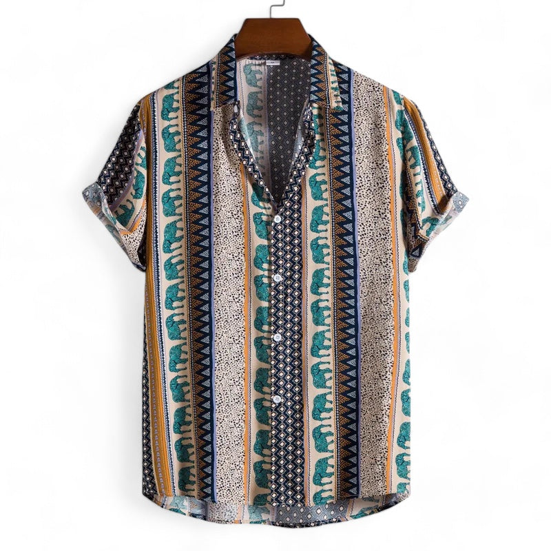 Bruno Heritage Print Cotton Shirt