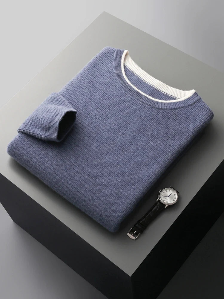 Luca Ferarro Merino Wool Crewneck