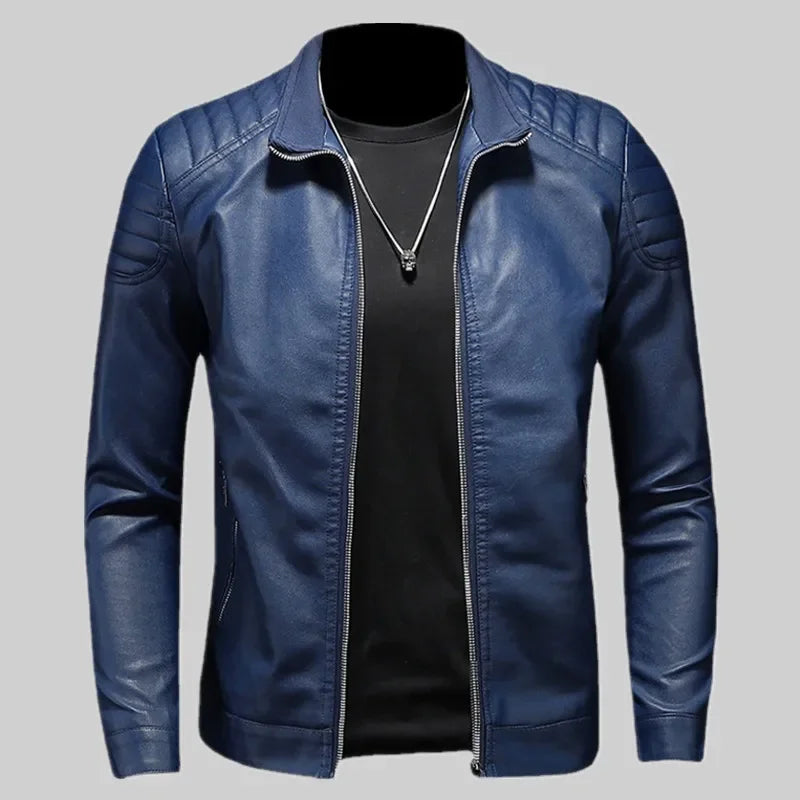 Milano Leather Windbreaker