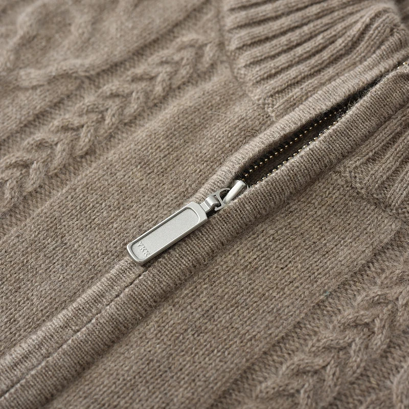 Luca Cashmere Cable Pullover