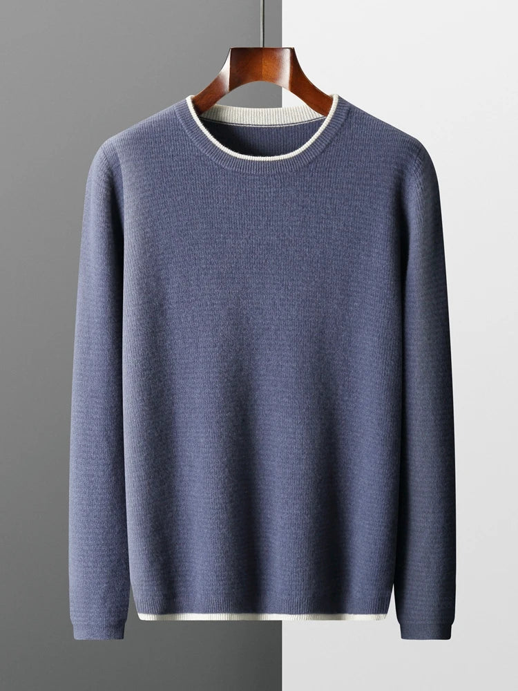 Luca Ferarro Merino Wool Crewneck