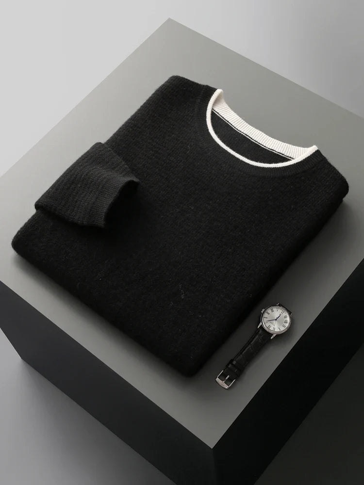 Luca Ferarro Merino Wool Crewneck