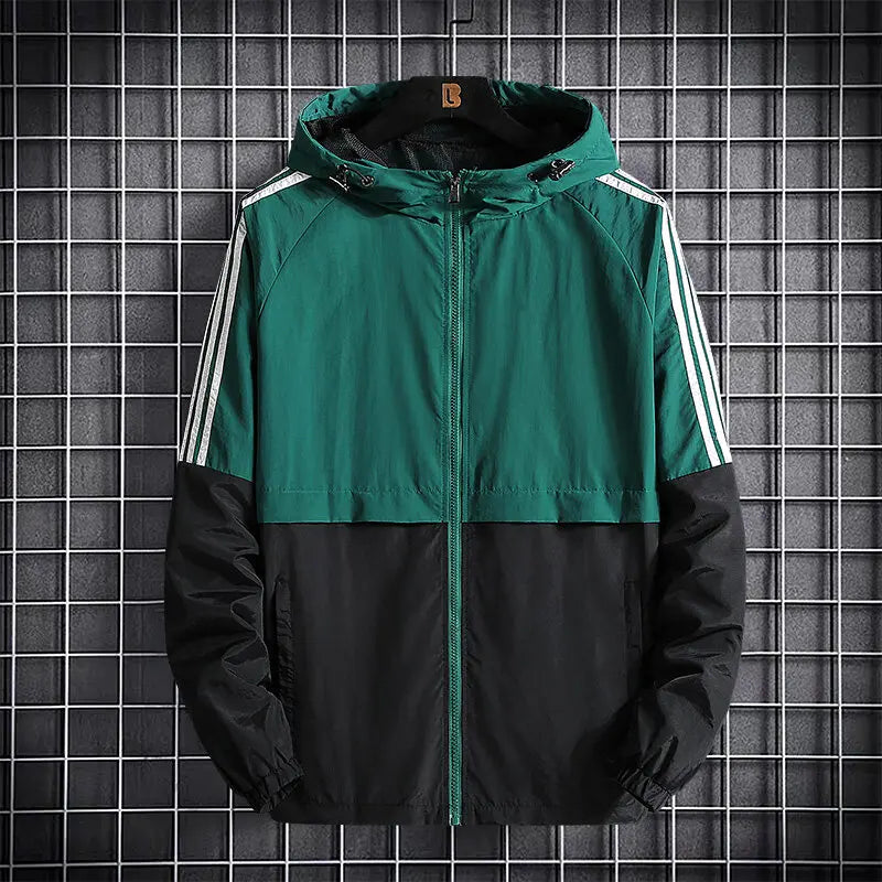 Bruno Amalfi Contrast Panel Windbreaker