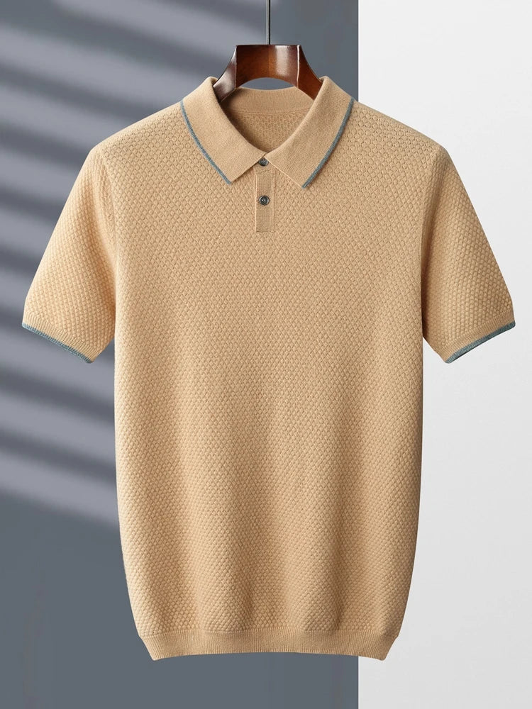 Luciano Cashmere Polo Knit