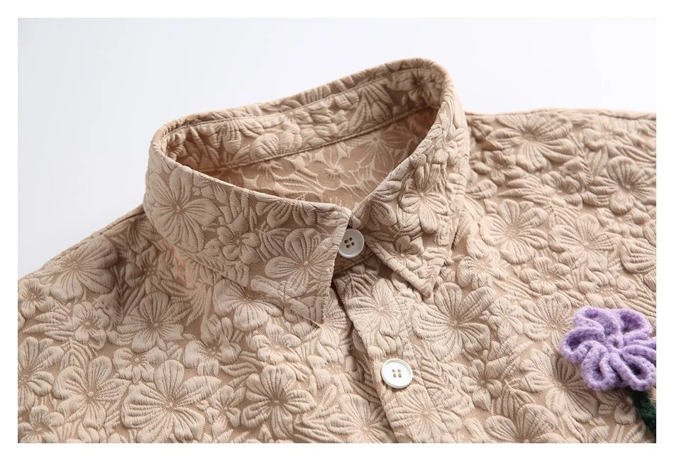 Amalfi Romeo Rose Textured Shirt