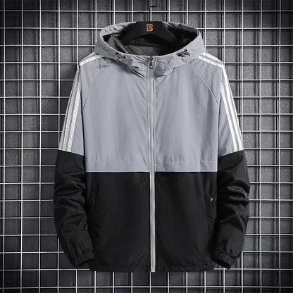 Bruno Amalfi Contrast Panel Windbreaker