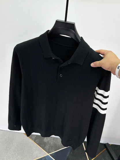 Bruno Amalfi Cashmere Ribbed Polo