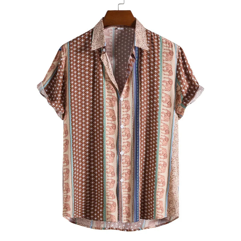 Bruno Heritage Print Cotton Shirt