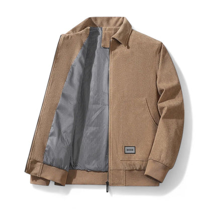 Bruno Amalfi Corduroy Zip-Up Jacket