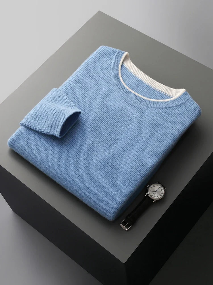 Luca Ferarro Merino Wool Crewneck