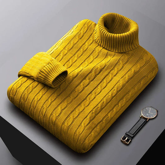 Hudson Turtleneck Knitted Sweater