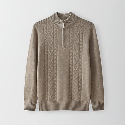 Luca Cashmere Cable Pullover