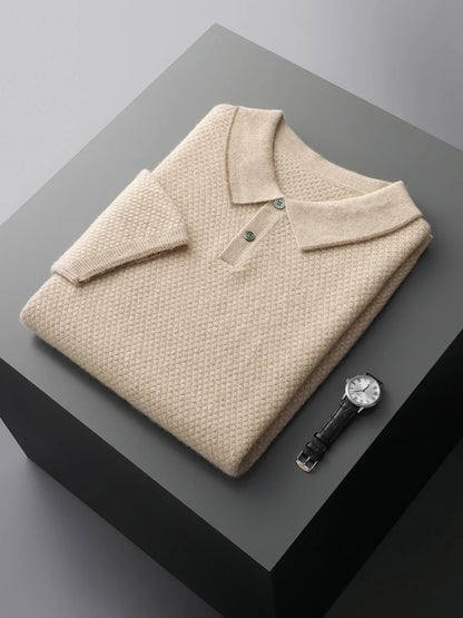 Luciano Cashmere Polo Knit