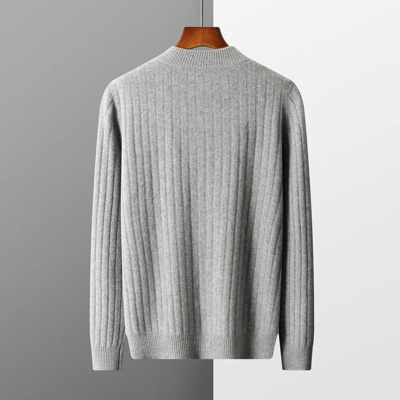 Bruno Amalfi Zip-Up Merino Cardigan