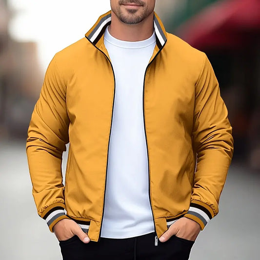 Bruno Amalfi Collar Bomber Jacket