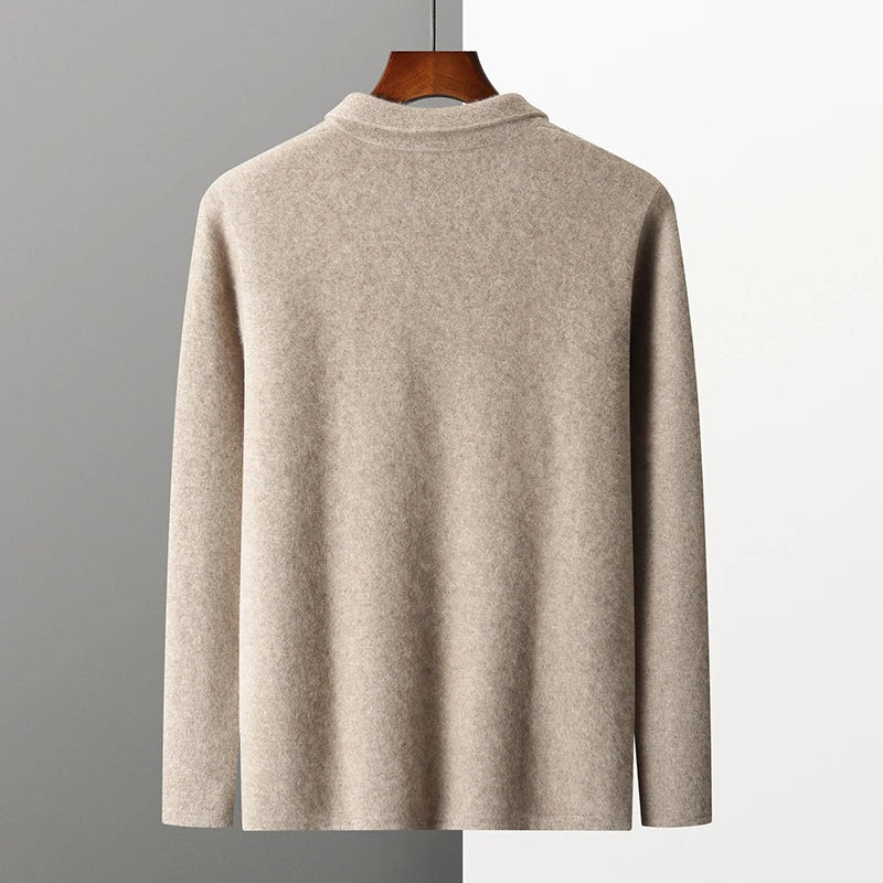 Luciano Couture Goat Cashmere Zip-Up