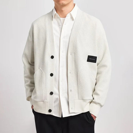 Bruno Amalfi Cotton Texture Cardigan