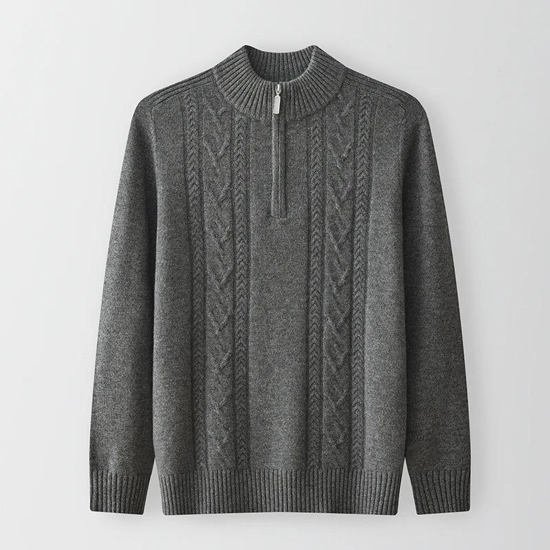 Luca Cashmere Cable Pullover