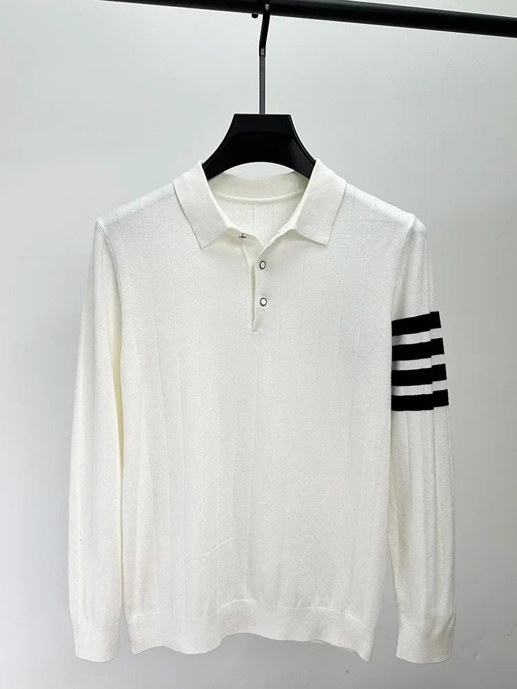 Bruno Amalfi Cashmere Ribbed Polo