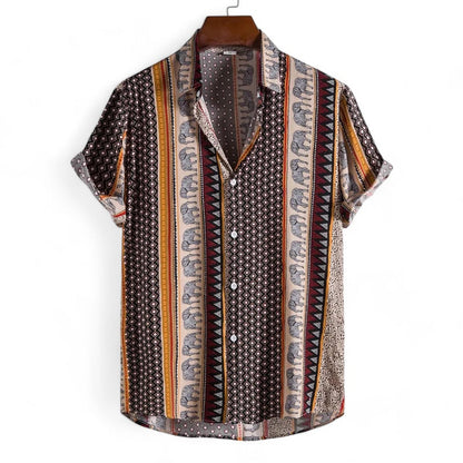 Bruno Heritage Print Cotton Shirt